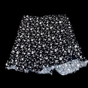 Floral Mini Skirt